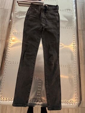 Madewell Black Skinny Jeans - High Rise Slim Fit